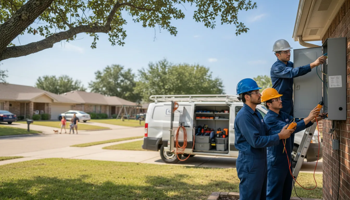 Certified electrician providing emergency electrical services in Pecos, NM